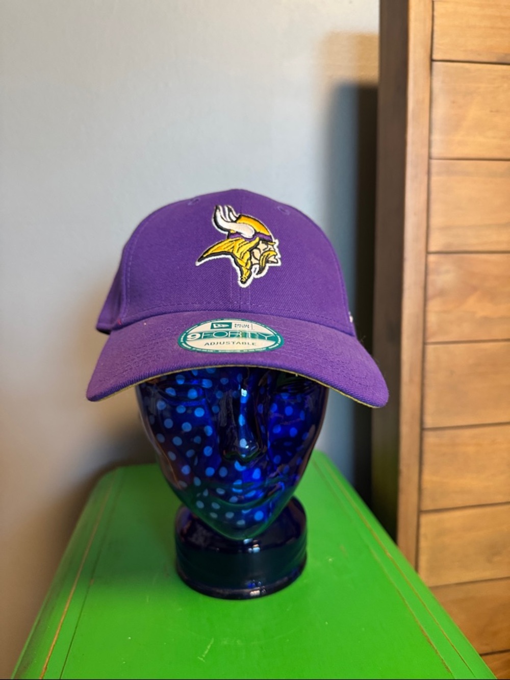 New Era Purple Baseball Cap with White Logo Accent